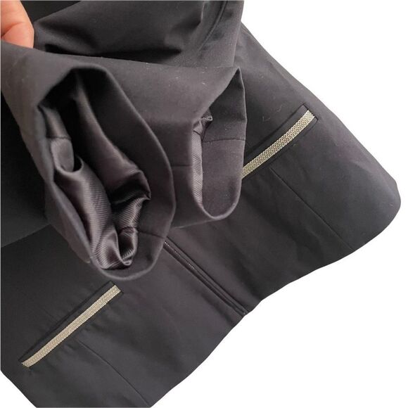 DEX Black Crew Neck Zip Blazer M - Picture 4 of 5